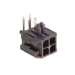 Конектор Micro-Fit3.0 серія 43045 2x2P кутовий на плату
